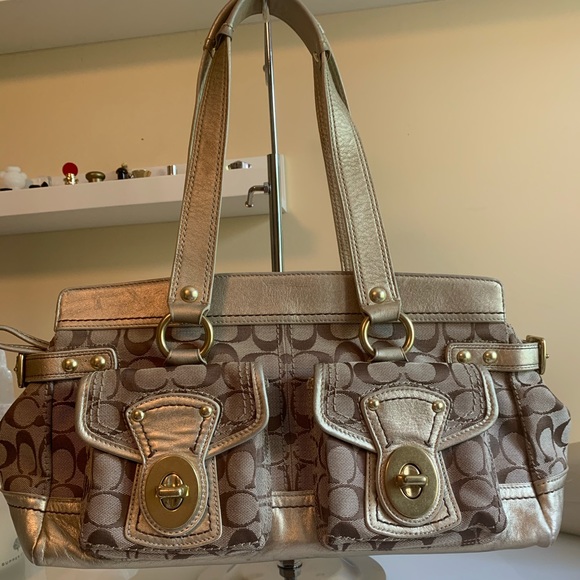 Coach Legacy Signature Satchel